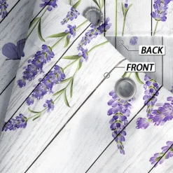 Shower Curtain with Hooks 180cm*180cm(70