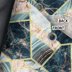 Shower Curtain with Hooks 180cm*180cm(70