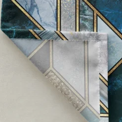 Shower Curtain with Hooks 180cm*180cm(70