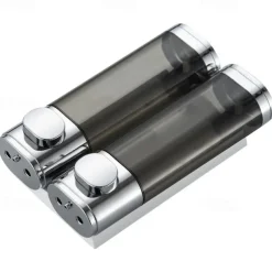 Shower Dispensers,Bathroom Liquid Soap Dispenser Wall Mounted For Kitchen and Hotel Plastic and Stainless Steel 300/600ml Shower Gel Dispenser 1PC