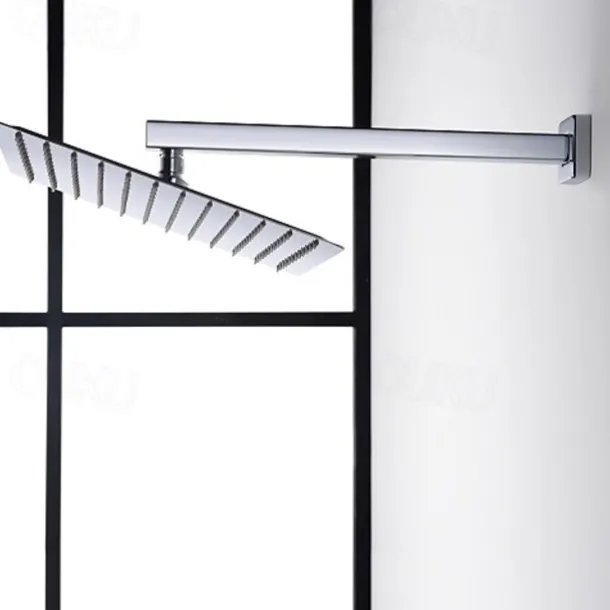 Shower Faucet,12 inch Chrome Shower Faucets Sets Complete with Brass Shower Head and Solid Brass Handshower+Wall MountedRainfall Shower Head System(Contain Bodysprays,Shower Arm,Handshower)