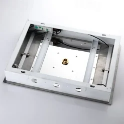 Shower Faucet,500*360 Matte Black Bathroom Faucet Rain Shower Complete with LED Stainless Steel Shower Head Ceiling Mounted Ti-PVD Feature - Design / Rainfall Shower Head System