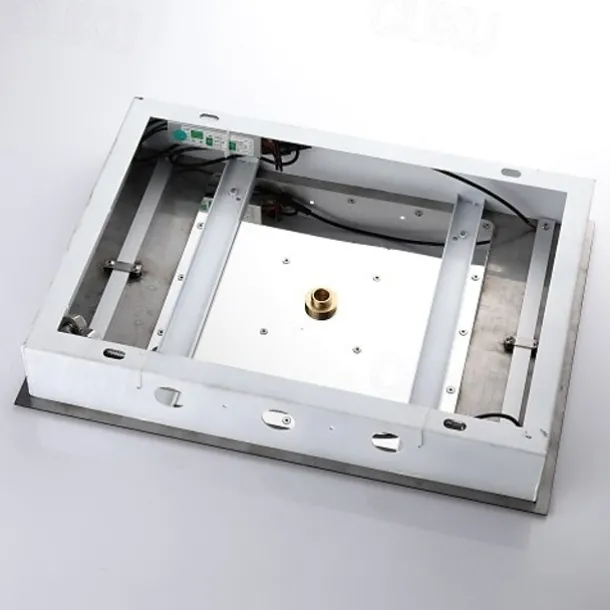 Shower Faucet,500*360 Matte Black Bathroom Faucet Rain Shower Complete with LED Stainless Steel Shower Head Ceiling Mounted Ti-PVD Feature - Design / Rainfall Shower Head System