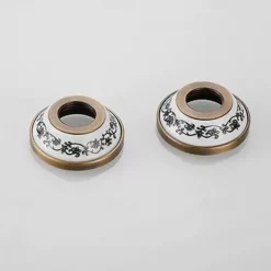 Shower Faucet Set - Handshower Included Vintage Style Antique Brass Mount Outside Brass Valve Bath Shower Mixer Taps