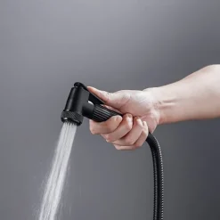 Shower Faucet with LED Display Thermostatic Mixer valve Set Handshower Included Pullout/Shelf Rainfall Shower Electroplated Mount Outside Ceramic Valve Bath Shower Mixer Taps