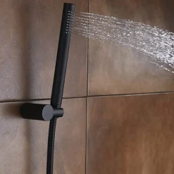 Shower Faucet,Shower Faucet Set Rainfall Shower Contemporary Painted Finishes Mount Inside Ceramic Valve Bath Shower Mixer Taps