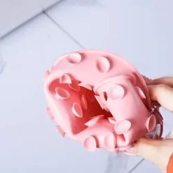 Shower Foot & Back Scrubber, Massage Pad – Hands-Free Silicone Body Scrubber with Suction Cups, Wall-Mounted Exfoliator for Back and Foot Cleaning, 1 Piece