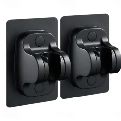 Shower Head Bracket No Drilling Holder, 360° Adjustable Without Drilling ABS Wall Bracket Replacement Waterproof Attachment for Bathroom