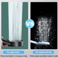 Shower Head High Pressure Handheld Spray with 5 Mode Showerhead, Adjustable High-Pressure Water Saving Shower Head Held, Shower Bathroom Accessories