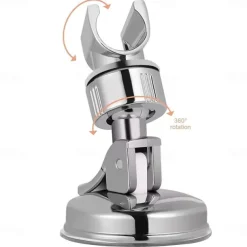 Shower Head Holder Suction Cup Handheld Showerhead Bracket Adjustable Height Shower Holder
