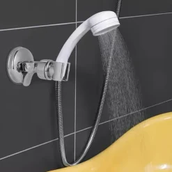Shower Head Holder Suction Cup Handheld Showerhead Bracket Adjustable Height Shower Holder
