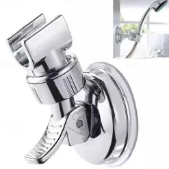 Shower Head Holder Suction Cup Handheld Showerhead Bracket Adjustable Height Shower Holder