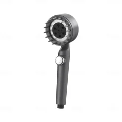 Shower Head with Filter 3 Mode Sprayer, Adjustable High Pressure Handheld Showerhead Massage Mist Jet Black White Grey