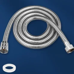 Shower Hose Stainless Steel for Hand Held Shower Heads 59-79 Inches, G1/2 Threaded Insert and Nut, Universal Shower Hose Replacement Handheld Shower Tube