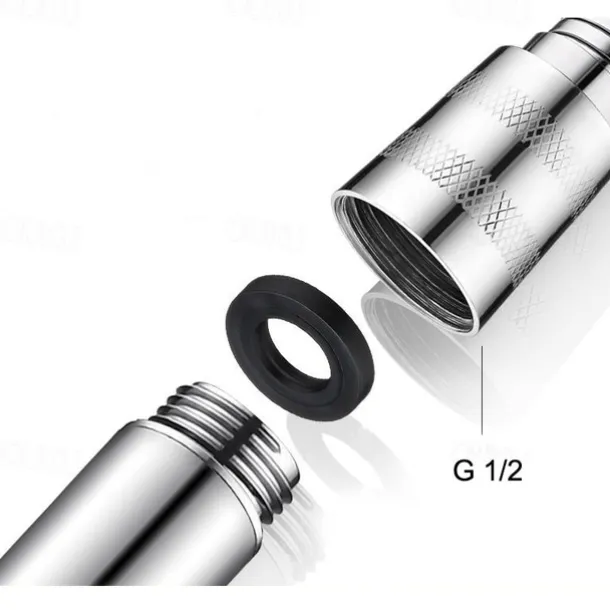 Shower Hose Stainless Steel for Hand Held Shower Heads 59-79 Inches, G1/2 Threaded Insert and Nut, Universal Shower Hose Replacement Handheld Shower Tube