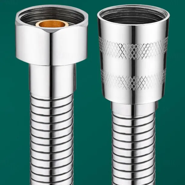 Shower Hose Stainless Steel for Hand Held Shower Heads 59-79 Inches, G1/2 Threaded Insert and Nut, Universal Shower Hose Replacement Handheld Shower Tube