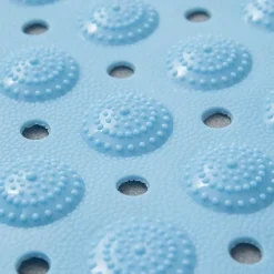 Shower Mats Rubber Shower Mat with Drain Hole - Non-Slip Bathtub Mat for Bathroom, Anti-Mildew, Quick-Drying, Comfortable and Safe for Kids and Elderly