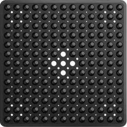 Shower Mats with Drain Hole - Non-Slip Bathtub Mat, Anti-Mildew, Quick-Drying, Comfortable and Safe for Kids and Elderly