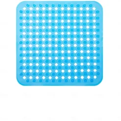 Shower Mats with Drain Hole - Non-Slip Bathtub Mat for Bathroom, Anti-Mildew, Quick-Drying, Comfortable and Safe for Kids and Elderly