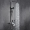Shower System / Thermostatic Mixer valve Set - Handshower Included Multi Spray Shower Contemporary Electroplated Mount Outside Ceramic Valve Bath Shower Mixer Taps