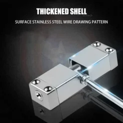 Silent Adjustable Automatic Door Closer,Lightweight, Automatic Door Closer with Soft Close Spring for Effortless, Quiet Door Closing