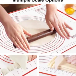 Silicone Baking Mat Pastry Rolling Kneading Pad Kitchen Crepes Pizza Dough Non-stick Pan Pastry mat