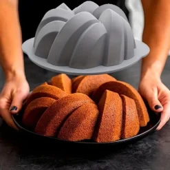 Silicone Cake Pan Set Non-stick Cake Mold Flower-shaped Cake Baking Pan Braided Cake Mold Thread Silicone Chiffon Baking Pan Baking Mold Bakeware Baking Tools Vintage Party Favors