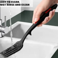 Silicone Flexible Forks Multifunctional Silicone Cooking Fork Heat-Resistant Cooking Tools Silicone Flexible Fork Noodle Fork