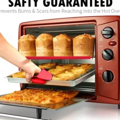 Silicone Oven Rack Protectors Cutable Heat Insulation Strip Oven Anti-Scald Rack Protect Against Burns And Scars