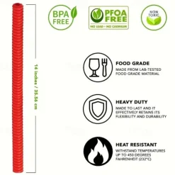 Silicone Oven Rack Protectors Cutable Heat Insulation Strip Oven Anti-Scald Rack Protect Against Burns And Scars