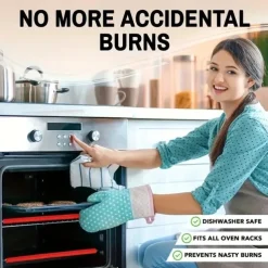 Silicone Oven Rack Protectors Cutable Heat Insulation Strip Oven Anti-Scald Rack Protect Against Burns And Scars