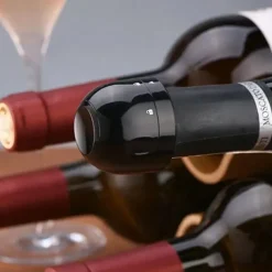 Silicone Sealed Wine, Beer, Champagne Stopper, Red Wine Bottle Cap Stopper, Silicone Sealed Champagne Bottle Stopper, Compact Preservation Wine Stopper, Bar Tools