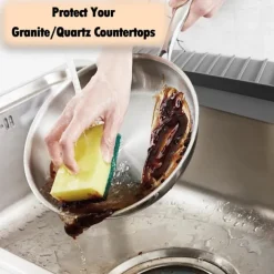 Silicone Sink Edge Protectors, Kitchen Sink Splash Guards, 4