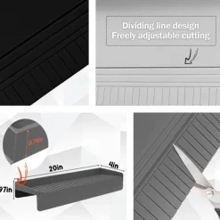 Silicone Sink Edge Protectors, Kitchen Sink Splash Guards, 4