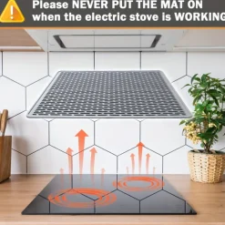 Silicone Stove Mat, Sink Mat Electric Stove Top Cover, Placemat, Electronic Stove Heat Insulation Mat, Drying Mat, Kitchen Items