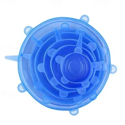 Silicone Stretch Lids 2 Color 24 Packs Zero Waste Reusable Silicon Container Lid for Cover Leftover Food and Fruit or Seal Bowl 6 12 Packs