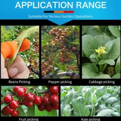Silicone Thumb Knife Finger Protector Vegetable Harvesting Knife Plant Blade Scissors Cutting Rings Garden Gloves