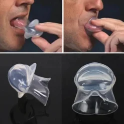 Silicone Tongue Stabilizer for Better Sleep, Soft Comfort Mouthpiece for Nighttime Use