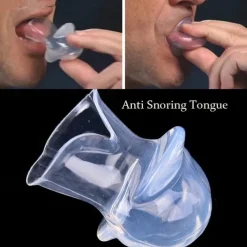 Silicone Tongue Stabilizer for Better Sleep, Soft Comfort Mouthpiece for Nighttime Use
