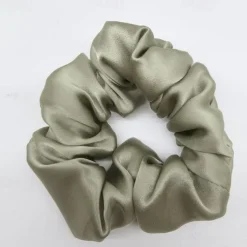 Silk Hair Scrunchies Ties for Frizz & Breakage Prevention, 100% Mulberry, No Damage, Elastic Ponytail Holders, 1Pc