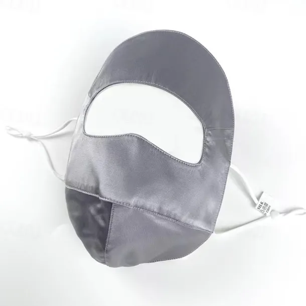 Silk Mask Breathable Cool Sunscreen Anti-uv Silk Mask Soft Dustproof Double-sided Mulberry Silk