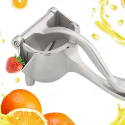 Silver Metal Manual Juicer Fruit Squeezer Juice Lemon Orange Press Household Multifunctional Kitchen Drinkware Supplies