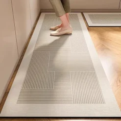 Simple Area Rug Kitchen Mat Non-Slip Oil Proof Floor Mat Livingroom Rug Indoor Outdoor Mat Bedroom Decor Bathroom Mat Entrance Rug Door Mat