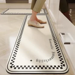 Simple Area Rug Kitchen Mat Non-Slip Oil Proof Floor Mat Livingroom Rug Indoor Outdoor Mat Bedroom Decor Bathroom Mat Entrance Rug Door Mat