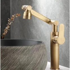 Single Handle Bathroom Faucet Basin Sink Mixer Black Faucet Dual Sprayer Nozzle Hot Cold Crane Mixer Water Taps