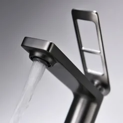 Single Handle Bathroom Faucet, Painted Finishes/Electroplated/Chrome One Hole Centerset, Brass Bathroom Sink Faucet with Hollow Handle