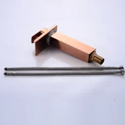 Single Handle Bathroom Faucet, Oil-rubbed Bronze One Hole LED/Waterfall/Centerset Bath Taps, Brass Bathroom Sink Faucet Contain with Cold and Hot Water