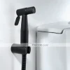 Single Hole Bidet Black Toilet Handheld High Pressure Cleaning Spray Gun