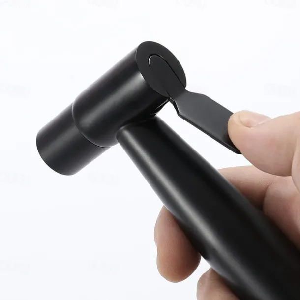 Single Hole Bidet Black Toilet Handheld High Pressure Cleaning Spray Gun