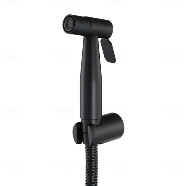 Single Hole Bidet Black Toilet Handheld High Pressure Cleaning Spray Gun